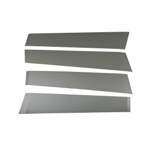 Toyota C-HR Pillar Trims - Omac - S.Steel - Gloss Dark - 2018-2022